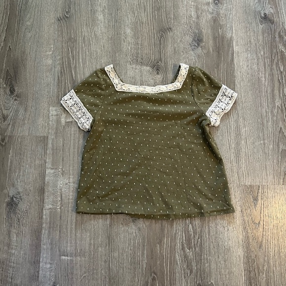 Anthropologie Maeve Venezia Textured Lace Top - Picture 3 of 7